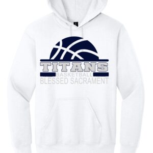 Blessed Sacrament Titans Basketball Split Hoodie