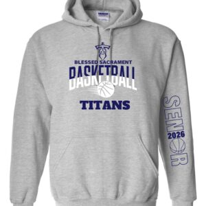 Blessed Sacrament titans Basketball Hoodie