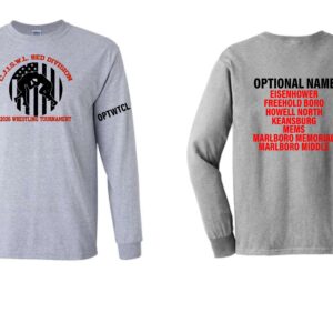 CJISWL Red Division Wrestling Long sleeve t-shirt