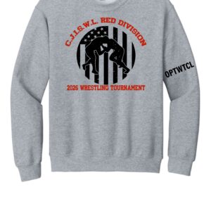 CJISWL Red Division Wrestling Crewneck Sweatshirt
