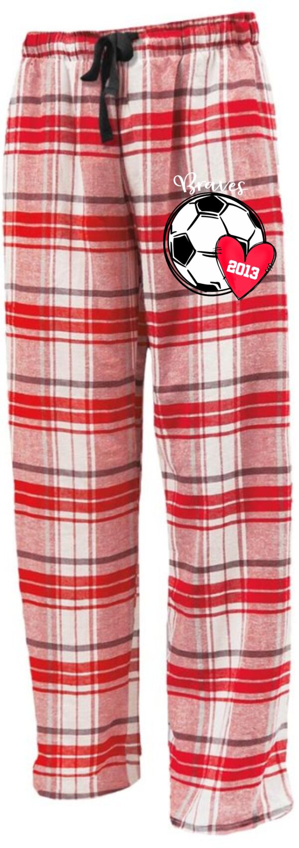 Manalapan Braves 2013 Girls Soccer - Flannel Pants - Image 2