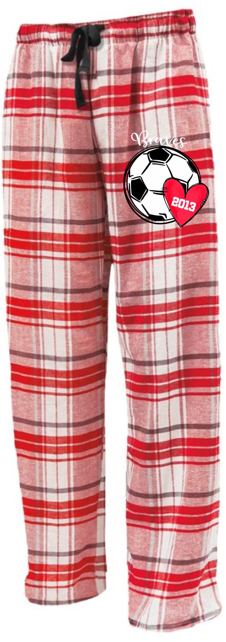 Manalapan Braves 2013 Girls Soccer - Flannel Pants - Image 2