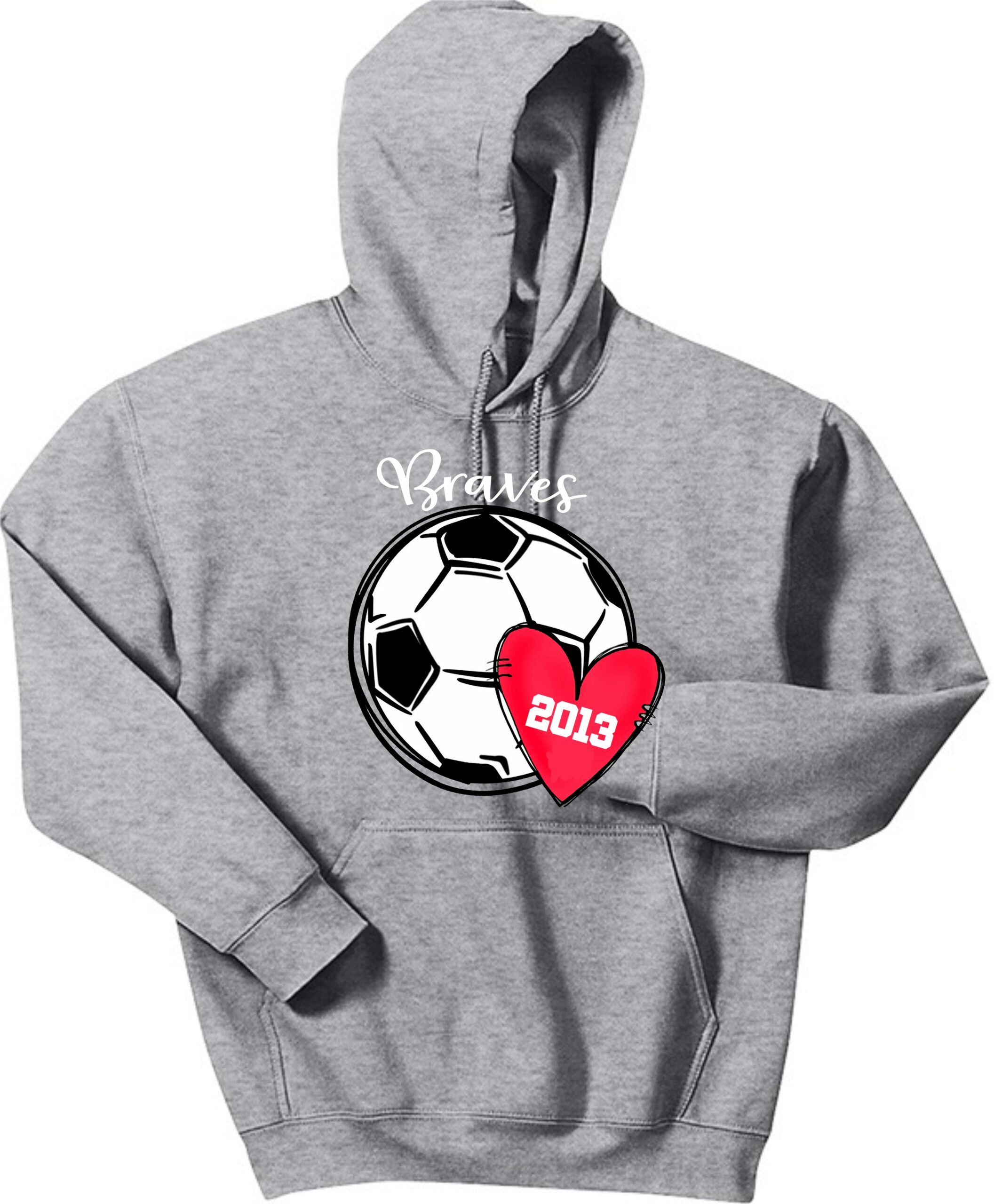 Manalapan Soccer 2013 girls Hoodie