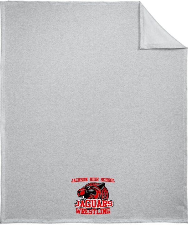 Jackson wrestling Fleece Blanket