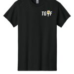 Option 2: logo large on the back of the shirt, small logo on the front chest +$5.00