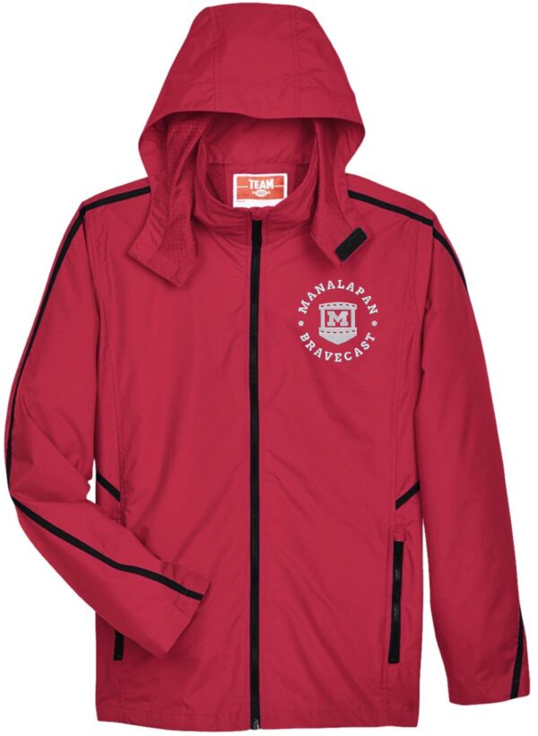 Bravecast - Jacket with mesh lining and embroidered design