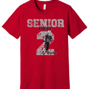 Senior Shirt - 50/50 Short Sleeve T-shirt 1-photo and number