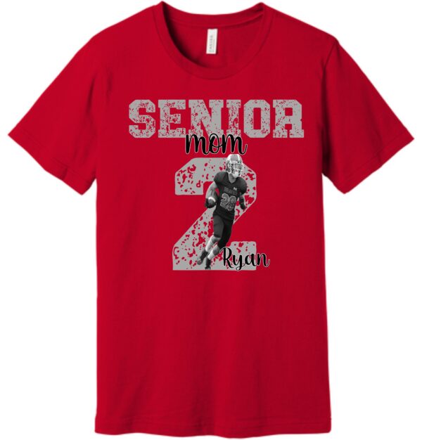Senior Shirt - 50/50 Short Sleeve T-shirt 1-photo and number
