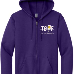 Colts Neck Pickleball Crew Dark Purple Full Zip Jacket