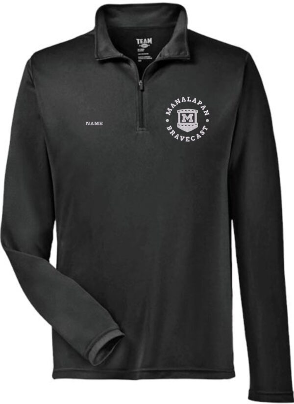 Bravecast - 1/4 zip shirt with embroidered design (RED shirt considered uniform) - Image 3