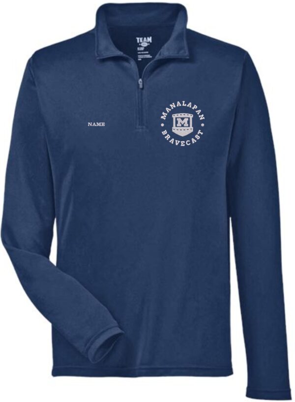 Bravecast - 1/4 zip shirt with embroidered design (RED shirt considered uniform) - Image 2
