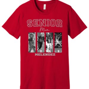 MHS Braves Basketball Senior Shirt - 100% cotton Short Sleeve T-shirt 4-photos