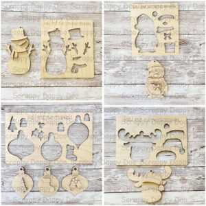 Christmas POP-OUT Ornaments DIY