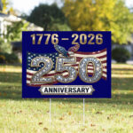 250th faux bling