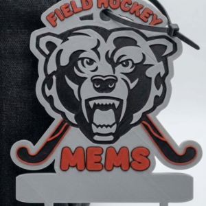 MEMS Field Hockey Hair Tie Bag Tag